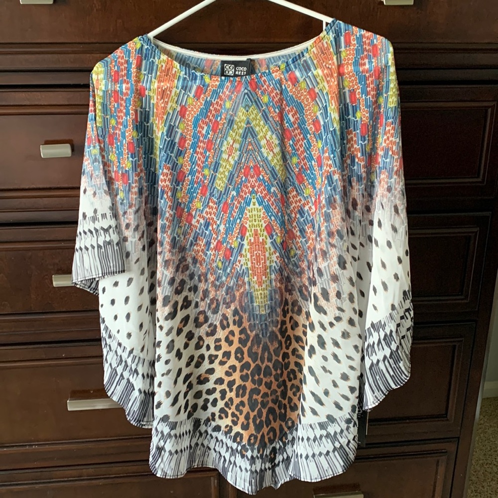 Coco Reef Caftan Swim Cover Up/Kimono/Tunic